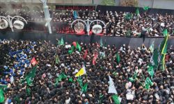 جانب من انطلاق الملايين لإحياء شعيرة مراسيم عزاء ركضة طويريج الخالدة في كربلاء المقدسة.